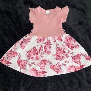 Pink Floral Baby Dress | Shein | Size 12 Months